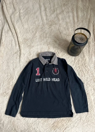 Pull/polo garçons noir 8 ans, brand: In Extenso, condition: Very good, size: 8 years / 128 cm, €1.00, €1.75 includes Buyer Protection