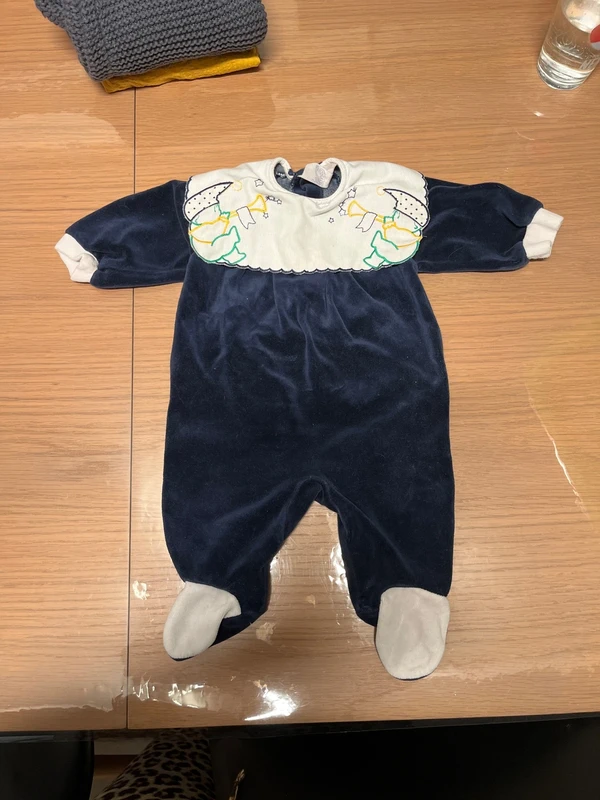 Pyjamas vintage 1 mois garçon bébé