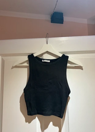 Schwarzes Zara Top, marke: Zara, zustand: Gut, größe: S / 36 / 8, 3,00 €, 3,35 € inklusive Vinted-Käuferschutz