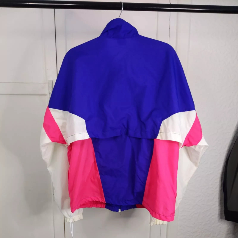 Men s Vintage Nike 90s Track Jacket Windbreaker Retro Classic Medium M Pink Navy Vinted
