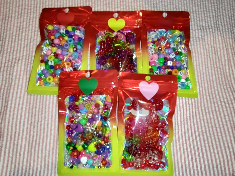 Set of Colorful Beads & Charms 1