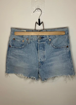 Mini short Lévis 501 bleu 100% coton - W24, marca: Levi's, estado: Muy bueno, tamaño: XXS / 32 / 4, 24,99 €, 26,94 € Protección al comprador incluida
