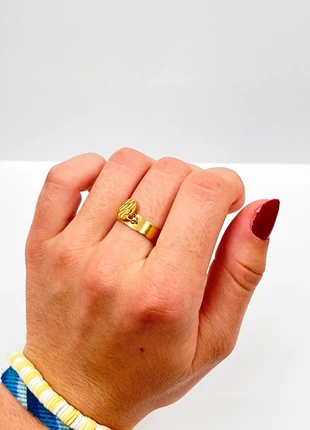 Bague à breloque en acier inoxydable, marque: Selfmade, état: Neuf sans étiquette, taille: Ajustable, 5,00 €, 5,95 € Protection acheteurs incluse