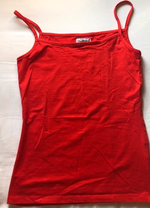 rode top, merk: Vintage, staat: Heel goed, maat: M / 38 / 10, € 3,99, € 4,89 inclusief Kopersbescherming