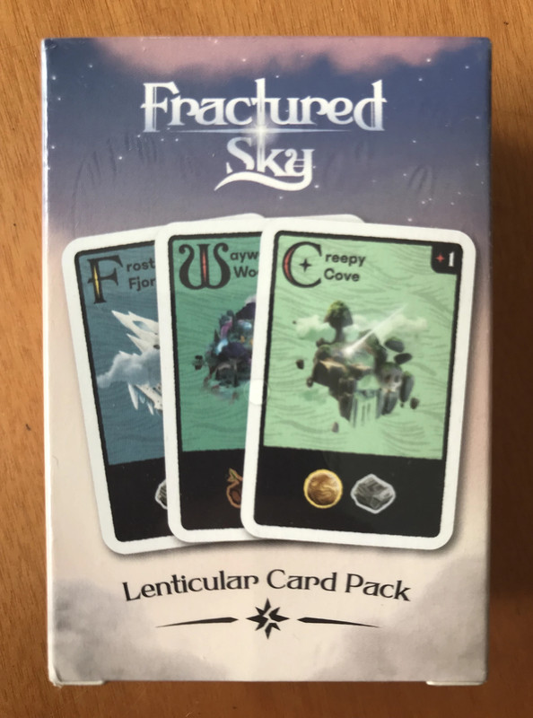 Fractured Sky Lenticular Card Pack - Kickstarter KS - 2024 - Nuovo - New 4