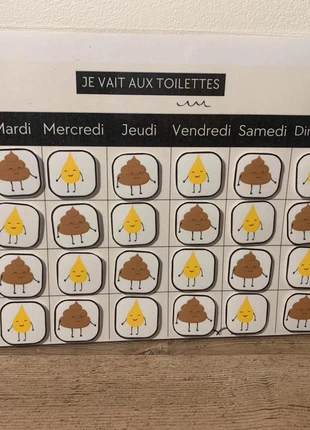 Tableau de propreté, marca: Fait Main, estado: Novo sem etiquetas, tamanho: 3 anos / 98 cm, €4.00, €4.90 inclui Proteção do Comprador