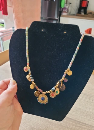 Collier en.pierres et acier inoxydable, marke: Habaha, zustand: Sehr gut, 12,00 €, 13,30 € inklusive Vinted-Käuferschutz