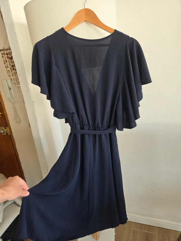 Robe fluide bleu marine - photo numéro 2