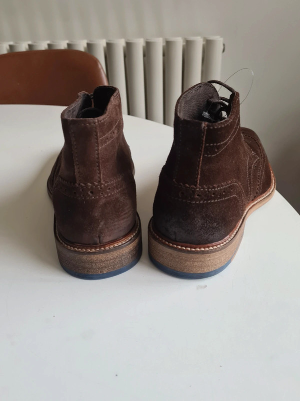 Dune Bertie brown suede boots Size 8