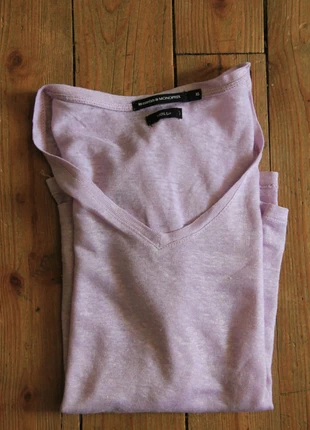 T-shirt lin pailleté Monoprix, brand: Monoprix, condition: New without tags, size: XS / 34 / 6, €16.00, €17.50 includes Buyer Protection