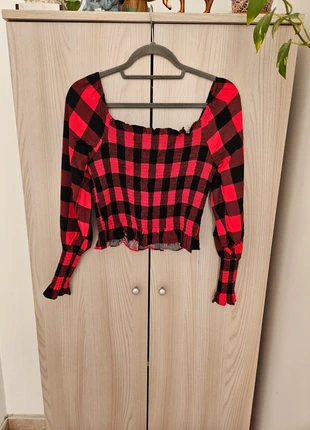 Blusa chic con fantasia Scozzese taglia S / M nuova, marque: Jasmine, état: Neuf sans étiquette, taille: S / 36 / 8, 7,00 €, 8,05 € Protection acheteurs incluse