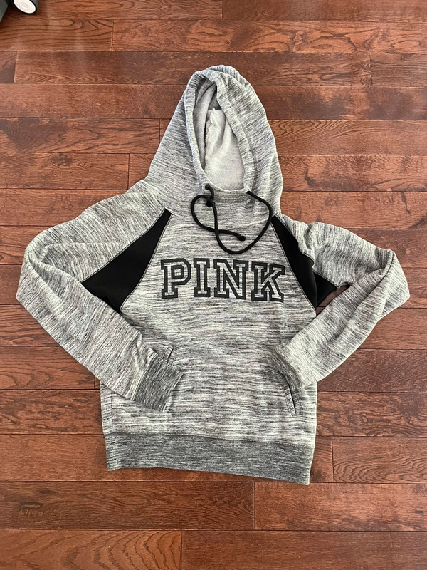 VS pink hoodie 1