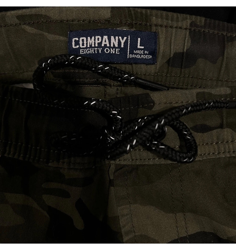 Mens camo jogger size large 2