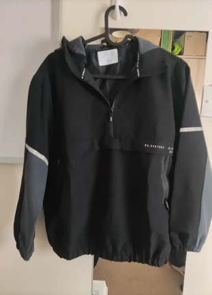 Zara half zip black Hooded lightweight jacket 11-12 years 152cm, brand: Zara, condition: Very good, size: 12 years / 152 cm, £9.00, £10.02 includes Buyer Protection