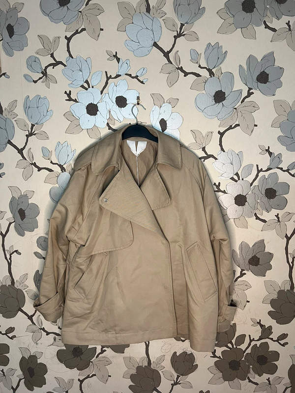 Arket short trench coat