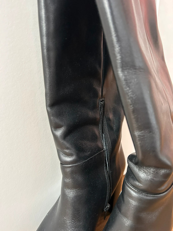 Bottes cuir noir Minelli Vinted