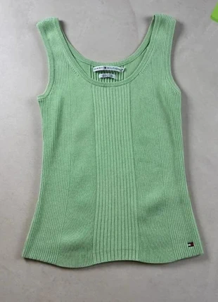 Pull Débardeur sans manches Tommy Hilfiger | vert | Taille M Femme, marca: Tommy Hilfiger, estado: Muy bueno, tamaño: M / 38 / 10, 13,00 €, 14,35 € Protección al comprador incluida