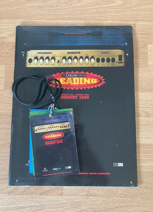 Reading festival programme 1999 and matching lanyard, condition: Very good, £12.00, £13.30 includes Buyer Protection
