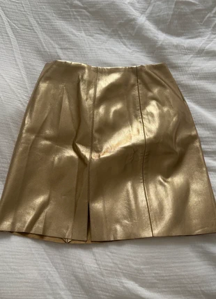 Jupe dorée, merk: Pimkie, staat: Heel goed, maat: XXS / 32 / 4, € 3,00, € 3,85 inclusief Kopersbescherming