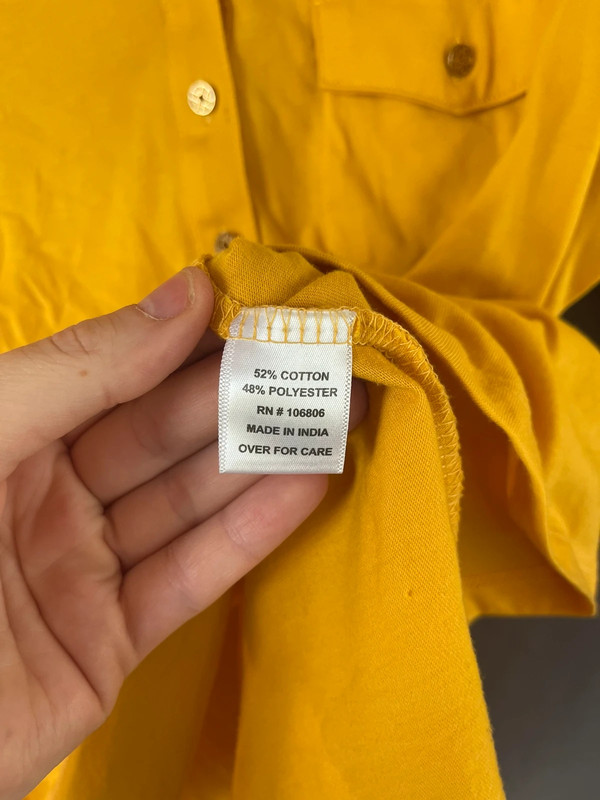 Emily Daniels size xl yellow blouse top 4