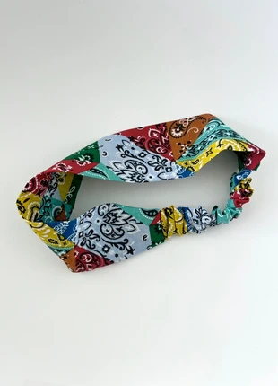 Multi colored elastic headband, marque: Fait Main, état: Neuf sans étiquette, 4,50 €, 5,43 € Protection acheteurs incluse