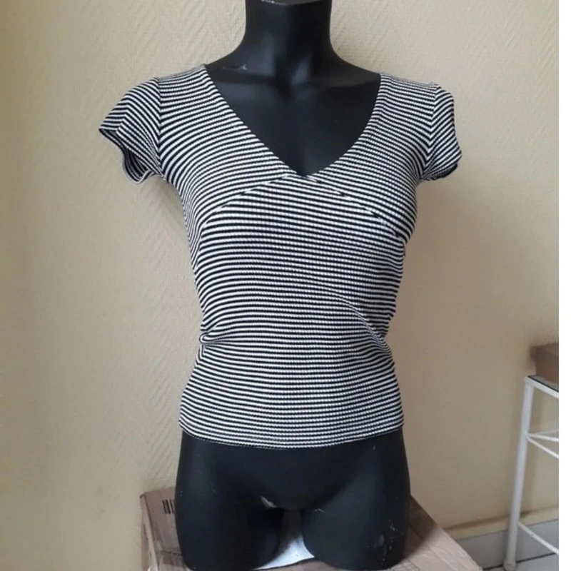 Tee shirt à rayures taille 38 / M - Jennyfer