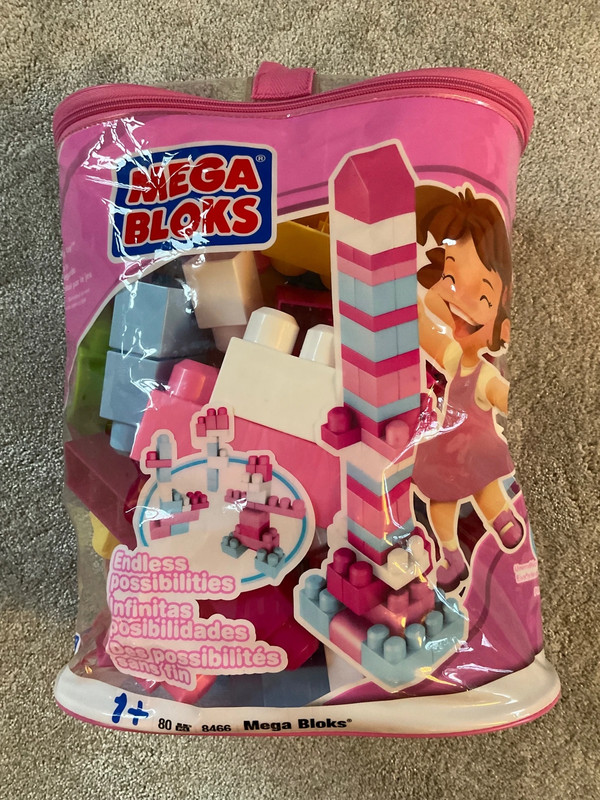 Mega Bloks First Builders Bag 80 Pieces Plus In the Night Garden Extras 1