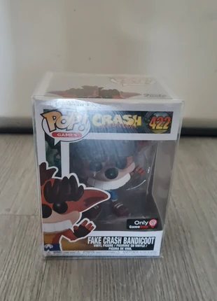Funko Pop games 422 (fake) Crash Bandicoot Gamestop, merk: Funko, staat: Nieuw zonder prijskaartje, maat: Prematuur, tot 44 cm, € 18,00, € 19,60 inclusief Kopersbescherming