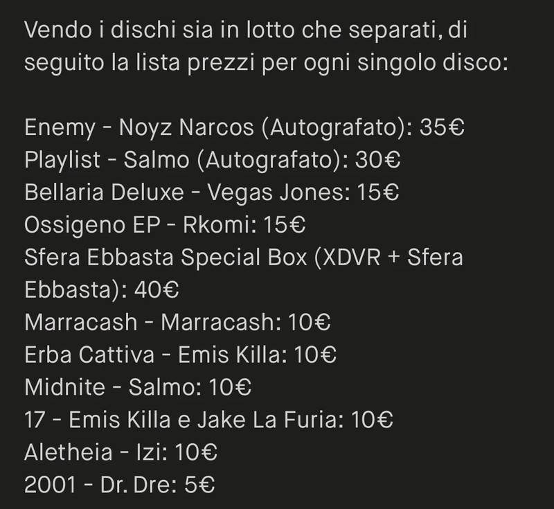 Cd Rap Italiano e Americano