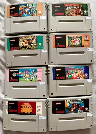 Lot de Plusieurs Jeux Super Nintendo, estado: Muy bueno, 5,00 €, 5,95 € Protección al comprador incluida