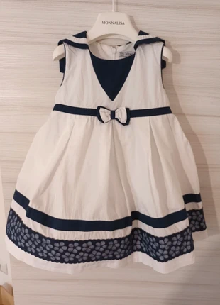 Abitino con colletto da marinaio. , marca: Mayoral, estado: Bom, tamanho: 24-36 meses / 92 cm, €5.00, €5.95 inclui Proteção do Comprador