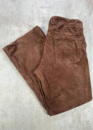Pantalon Vintage En Velours Côtelé / Corduroy polo ralph lauren marron, coupe droite, taille 10X30, marke: Ralph Lauren, zustand: Sehr gut, größe: L / 40 / 12, 26,00 €, 28,00 € beinhaltet Vinted-Käuferschutz Pro