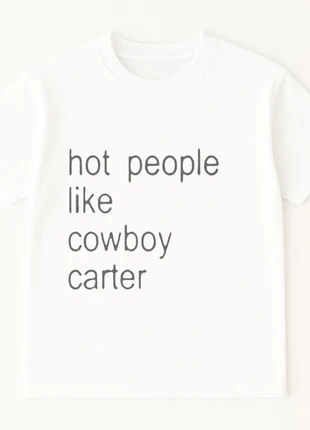Tee-shirt Unisex Hot people like Cowboy Carter Beyoncé fan tee taille L tout neuf, marca: beyonce, estado: Novo sem etiquetas, tamanho: L, €23.82, €25.71 inclui Proteção do Comprador