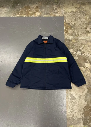 Veste de travail / garage bleu marine réflechissante Vintage, merk: Vintage Dressing, staat: Heel goed, maat: XL, € 24,00, € 25,90 inclusief Kopersbescherming Pro