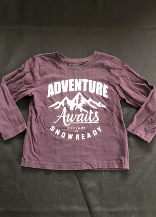 T-shirt manches longues "Adventure snowready", brand: Primark, condition: Very good, size: 3 years / 98 cm, €2.00, €2.80 includes Buyer Protection
