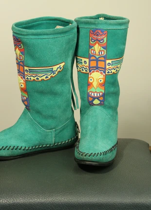 bottes indiennes style mocassin collector, brand: UNE, condition: Very good, size: 38, €60.00, €63.70 includes Buyer Protection