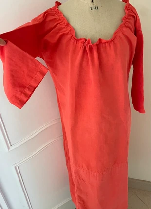 Robe old French fabrics 💯 chanvre rouge coquelicot, brand: Belle, condition: Very good, size: L / 40 / 12, €45.00, €47.95 includes Buyer Protection