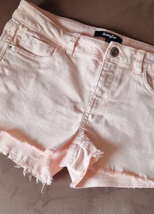 Short en jean 5 poches rose clair style destroy effiloché jennyfer Jennifer, marca: Jennyfer, estado: Nuevo sin etiquetas, tamaño: S / 36 / 8, 2,69 €, 3,52 € Protección al comprador incluida