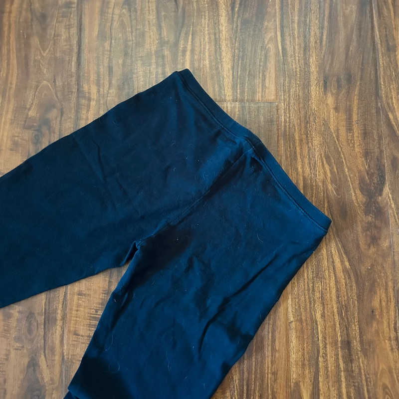 Hue Black Cotton Spandex Leggings 2