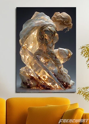 Poster métallique 30cm x 42cm Femme lumière + aimant mural fourni., marque: Art, état: Très bon état, 28,50 €, 30,63 € Protection acheteurs (Pro) incluse