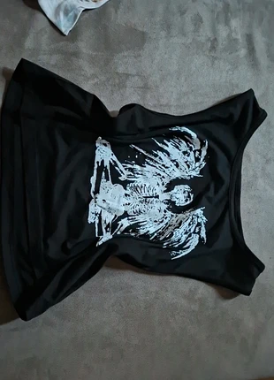 skeleton print top, merk: Romwe, staat: Nieuw zonder prijskaartje, maat: XL / 42 / 14, € 3,50, € 4,38 inclusief Kopersbescherming