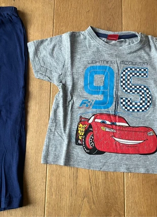 Pyjama pantalon teeshirt garçon Cars, marke: Disney Pixar, zustand: Gut, größe: 24–36 Monate / 92, 1,00 €, 1,75 € inklusive Vinted-Käuferschutz
