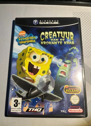 SpongeBob Creatuur van de krokante krab gamecube, staat: Goed, € 12,50, € 13,83 inclusief Kopersbescherming