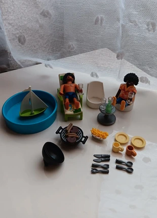 Lot playmobil vacances jetset figurine piscine transat barbecue collectionneur cadeau noël, brand: Playmobil, condizioni: Ottime, taglia: 4 anni / 104 cm, €5.00, €5.95 include la Protezione acquisti