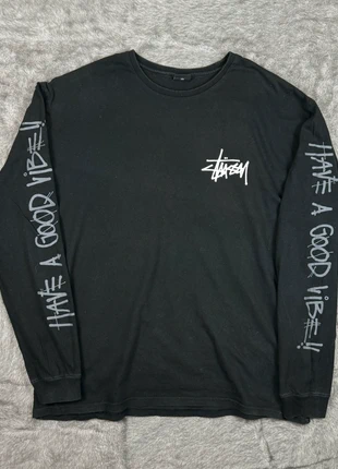 Vintage Stüssy Long Sleeve “Have A Good Vibe” Graphic Tee, marke: Stüssy, zustand: Sehr gut, größe: L, 40,00 €, 42,70 € inklusive Vinted-Käuferschutz