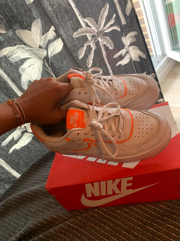 Nike air force clearance blanche et orange