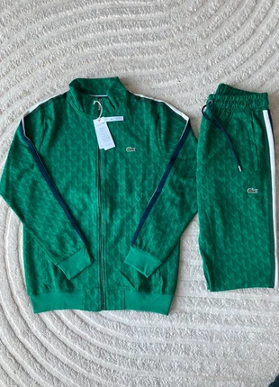 Survêtement Lacoste – Monogramme vert – Édition exclusive, marke: Lacoste, zustand: Neu, mit Etikett, größe: L, 85,00 €, 89,95 € inklusive Vinted-Käuferschutz