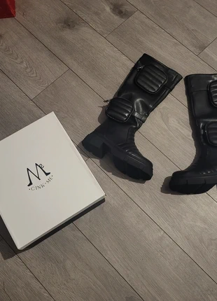 Cink-Me Detachable Pocket Knee High Biker Boots – Size UK3, New with Tags, brand: Cink-Me, condition: New with tags, size: 3, £27.50, £29.58 includes Buyer Protection