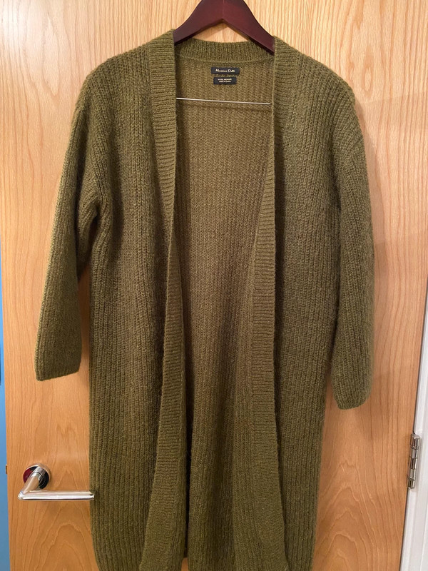 Massimo dutti long cardigan best sale
