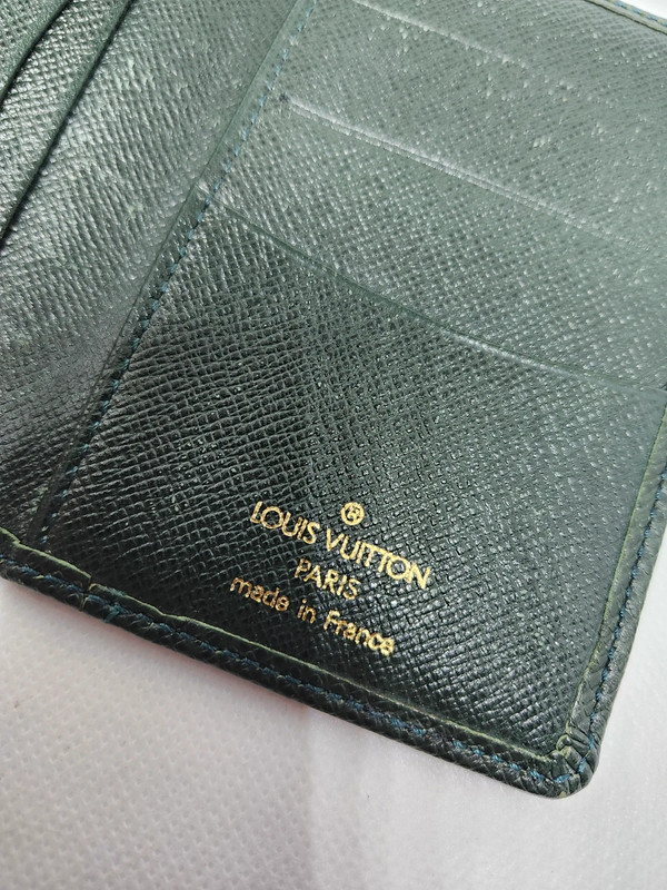 Louis Vuitton Taiga Dark Green Pocket Organizer 3